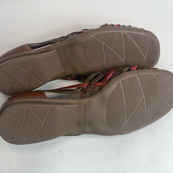 Naturalizer Leather huaraches multi color sandals - Picture 5 of 6